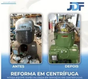 Manutenção de centrífugas