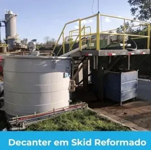 Skid tratamento efluente